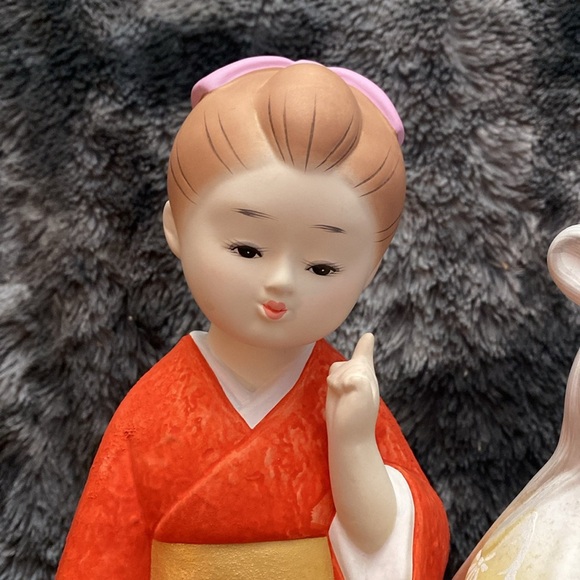 Vintage Japanese Hakata Dolls  Kimono
Geisha Maiko Folk Craft - Picture 9 of 16